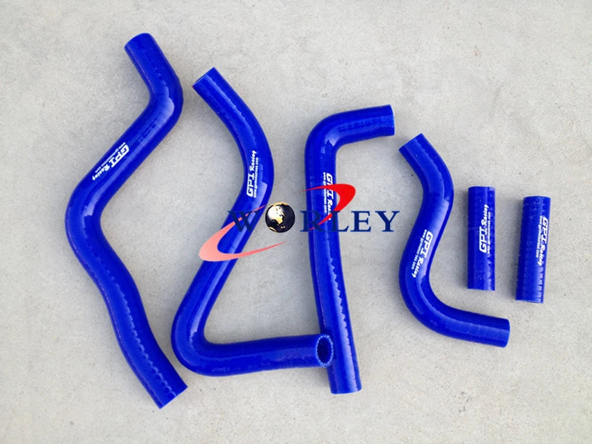 Silicone Radiator Hose for Kawasaki KX250 (1999–2002) - Blue