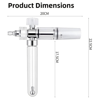 Foam Spray Bottle 30ml for High Pressure Washer with 14 Inch Quick Connector