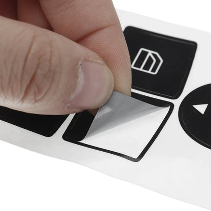 Auto Window Switch Button Repair Sticker Decal for Mercedes Benz (2007–2014)