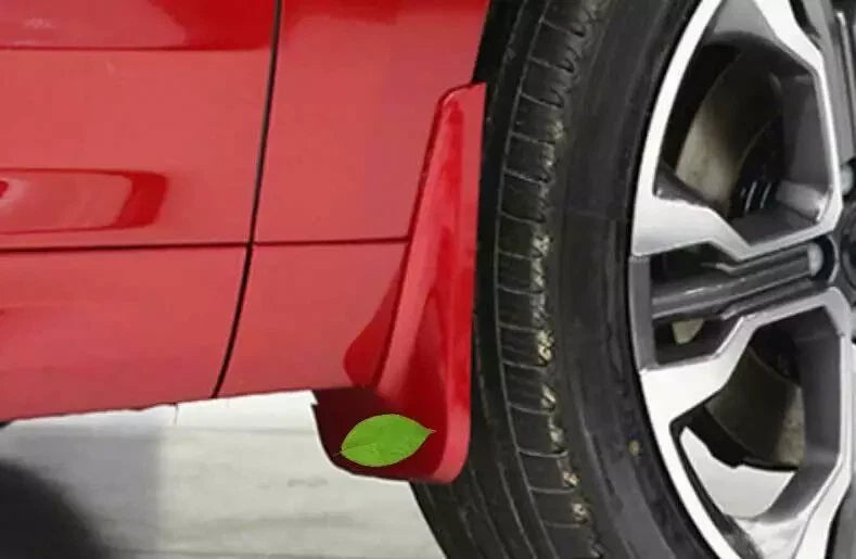 Mud Flaps Splash Guards Fender Mudguards Red for Cadillac CT6 (2016–2020)