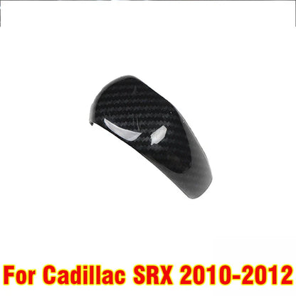 Carbon Fiber Central Console Gear Shift Knob Cover for Cadillac SRX (2010–2012)