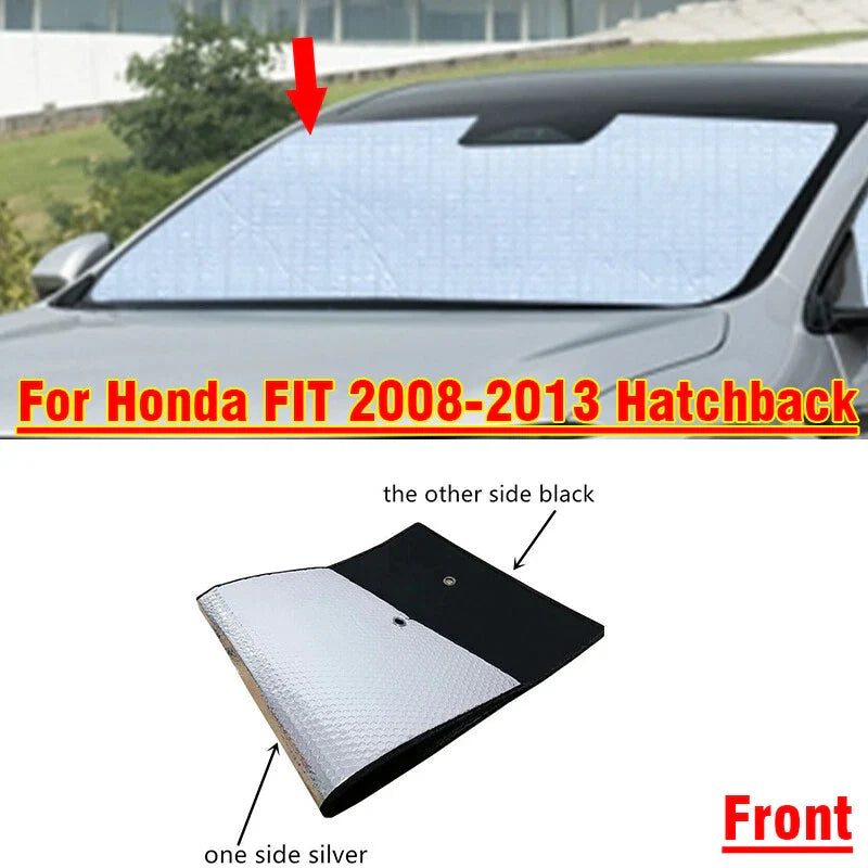 Front Windshield Sunshade for Honda Fit Hatchback (2008–2013)