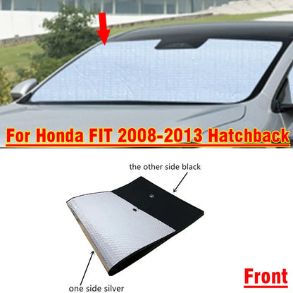 Front Windshield Sunshade for Honda Fit Hatchback (2008–2013)