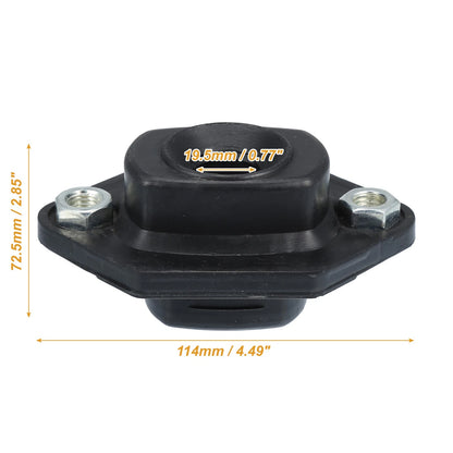 2X Rear Lower Jounce Bumpers No.33526768544 for BMW 1 Series (2004–2013)