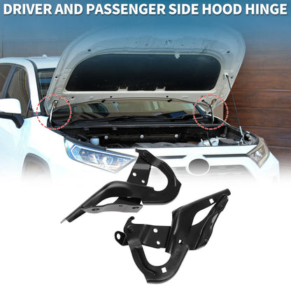 Hood Hinges for Honda HR-V 2016-2022 Front Bonnet Bracket 2 x Covers