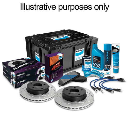 Bendix 4WD Ultimate Front Brake Upgrade Kit for Hilux (2015–2019)