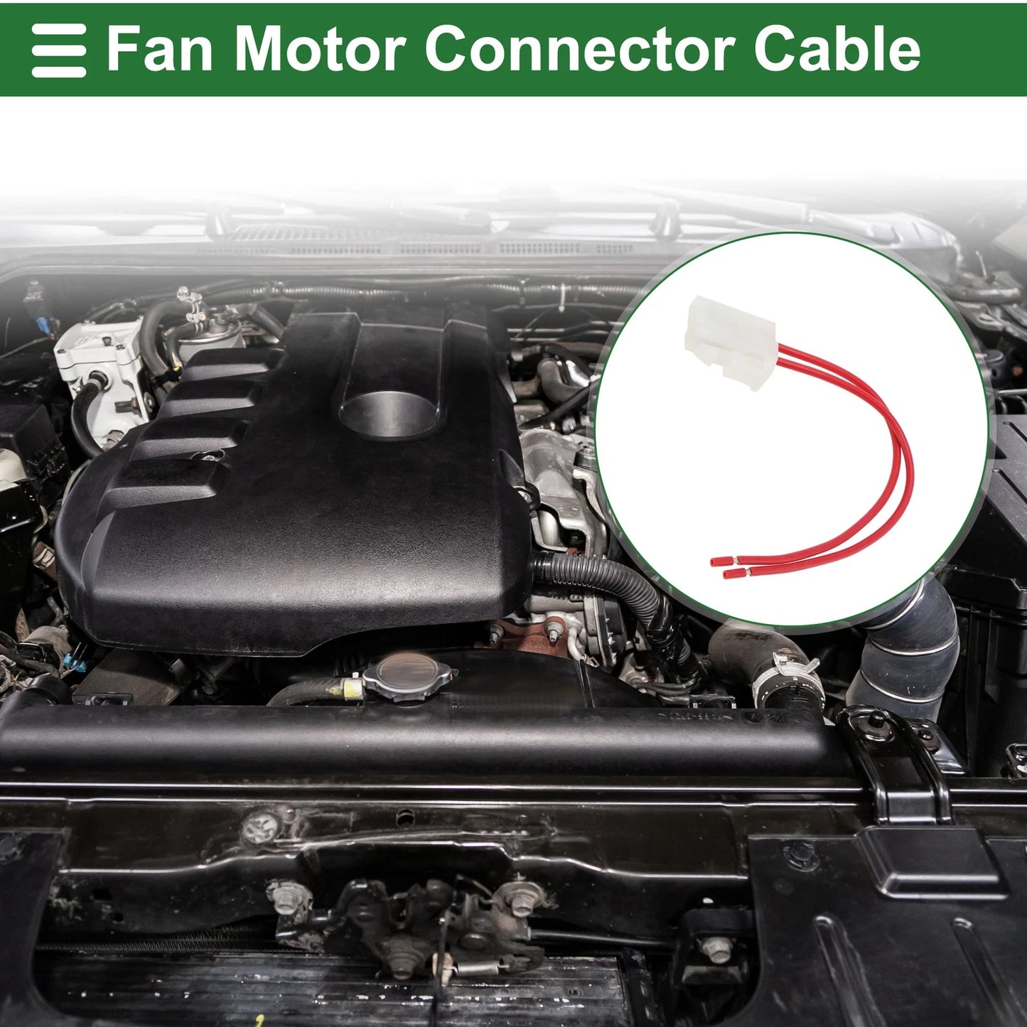 Blower Resistor Wiring Harness Connector for Toyota Matrix (2003–2008) 2 Pin Set
