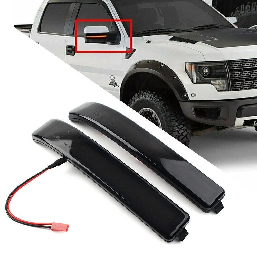 2X LED Side Mirror Turn Signal Marker Light for Ford F150 (2009–2014)