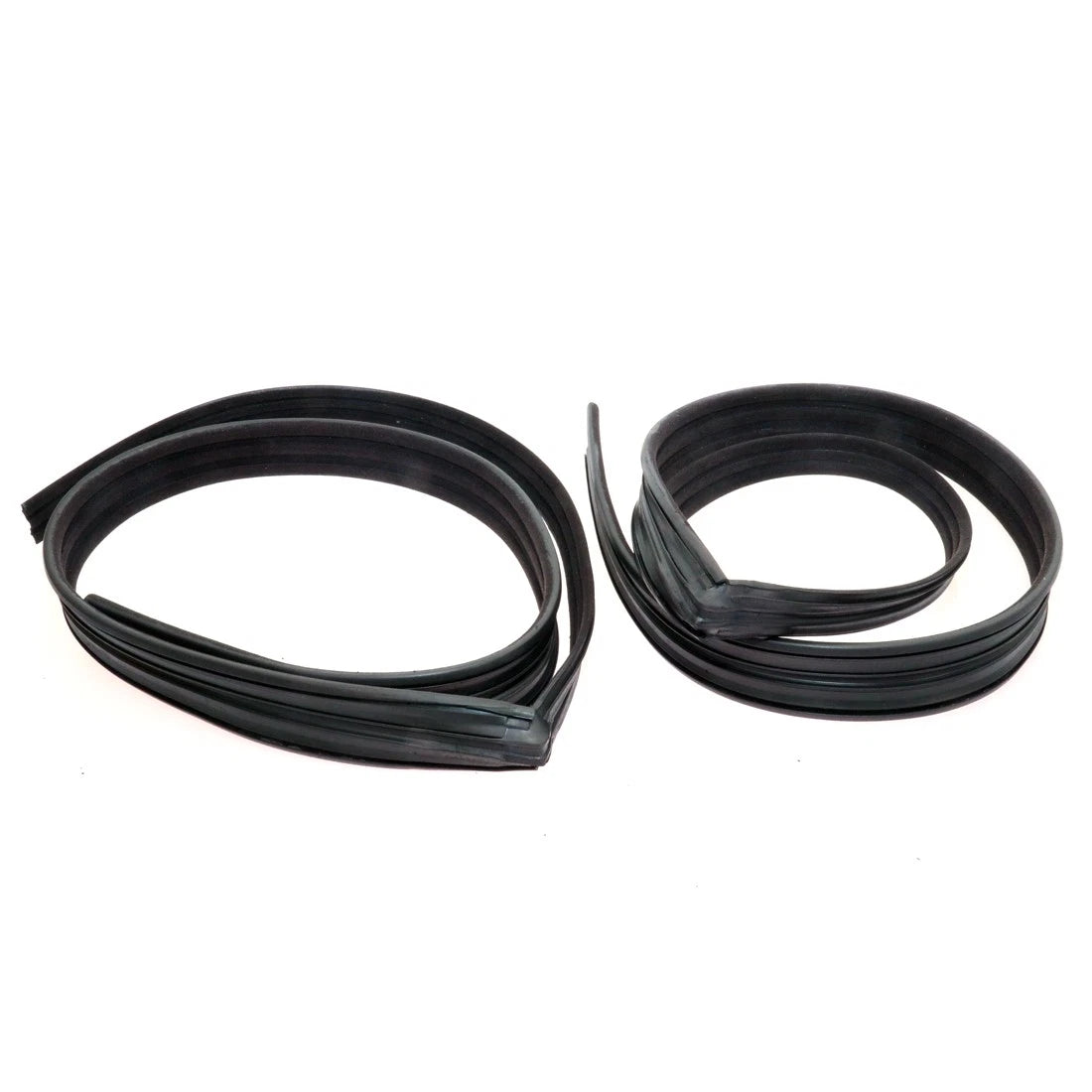 Set of 2 Door Glass Run Channel Rubber Seals for Isuzu Elf NPR NKR (1984)