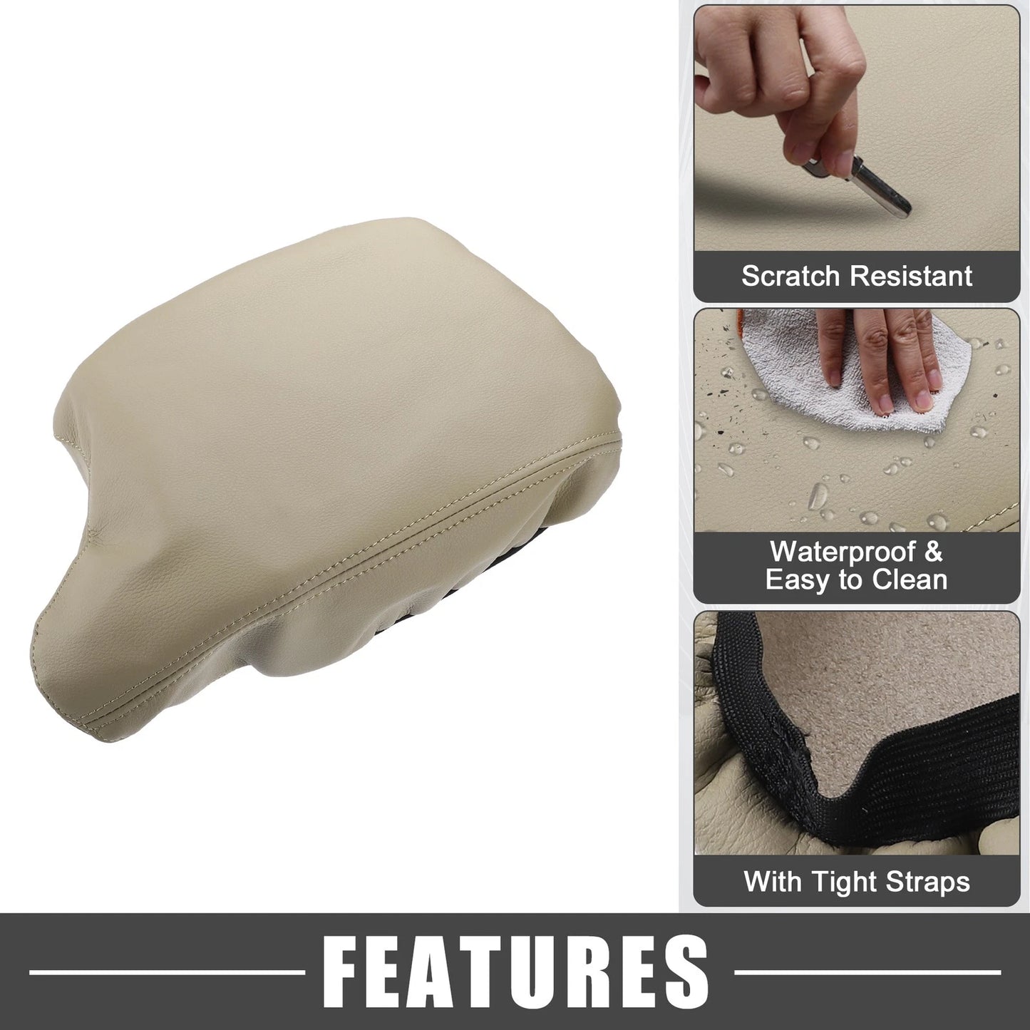 Armrest Cover Trim for Honda Accord (2013–2017) Beige