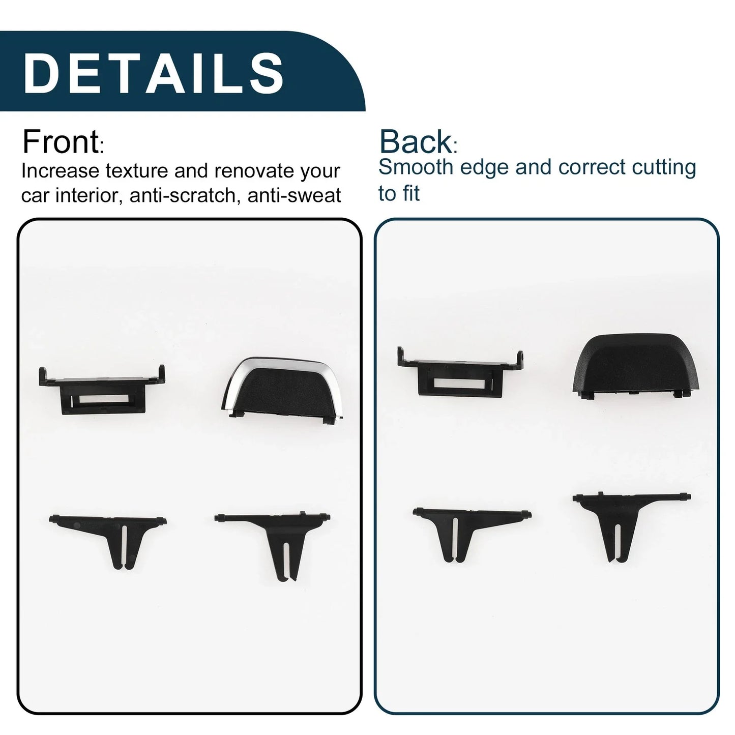 AC Air Vent Clips Tab for BMW Left Right Front Center 1 Set