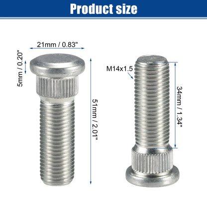 10X M14x1.5 Wheel Lug Studs for Acura MDX (No. 90113SHJA01)