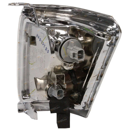 2 x LH+RH Chrome Trim Corner Indicator Lights for Toyota Hilux (1997–2001)