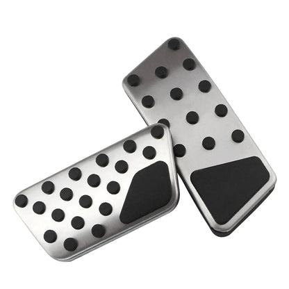 Stainless Steel Gas Brake Pedal Covers for Jeep Wrangler JK (2007-2017)