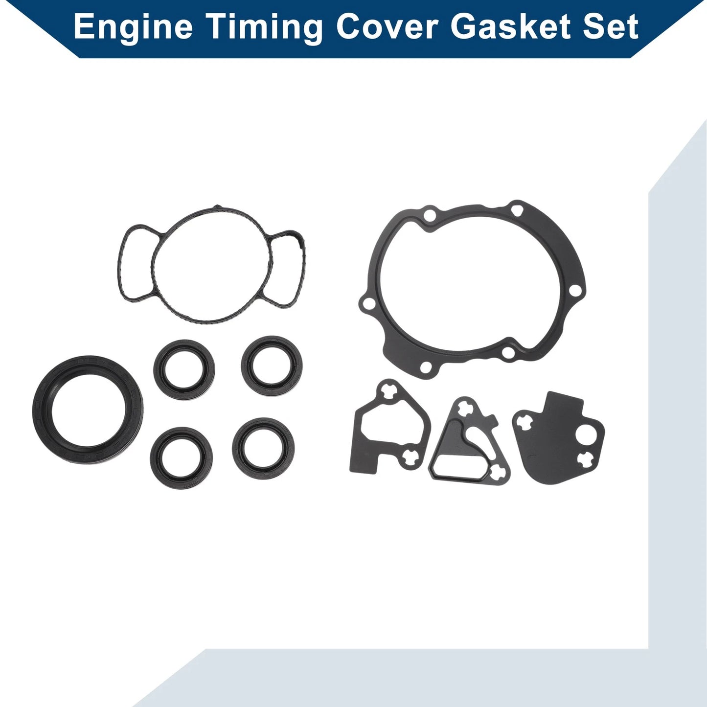 Engine Timing Cover Gasket Set for Cadillac ATS 3.6L (2013) TCS46108