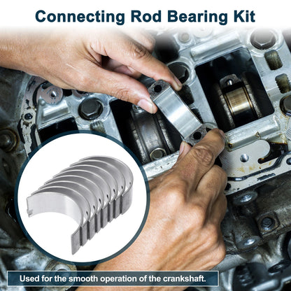 Set of 8 Connecting Rod Bearings for Toyota Starlet (No.1304113040)