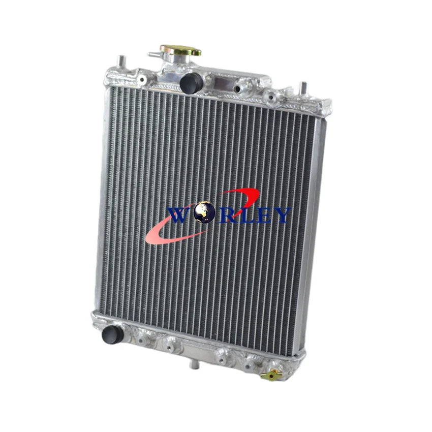 Aluminum Radiator + Fan for Daihatsu Mira L200V L201 MOVE L601 Centro L501 (1995-2006)