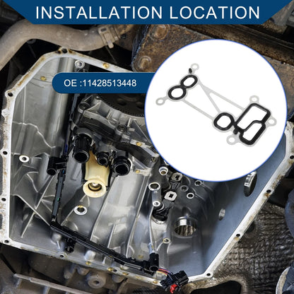 Engine Oil Filter Housing Gasket for BMW E90 E92 F01 F02 E70 X5 (2005-2013)