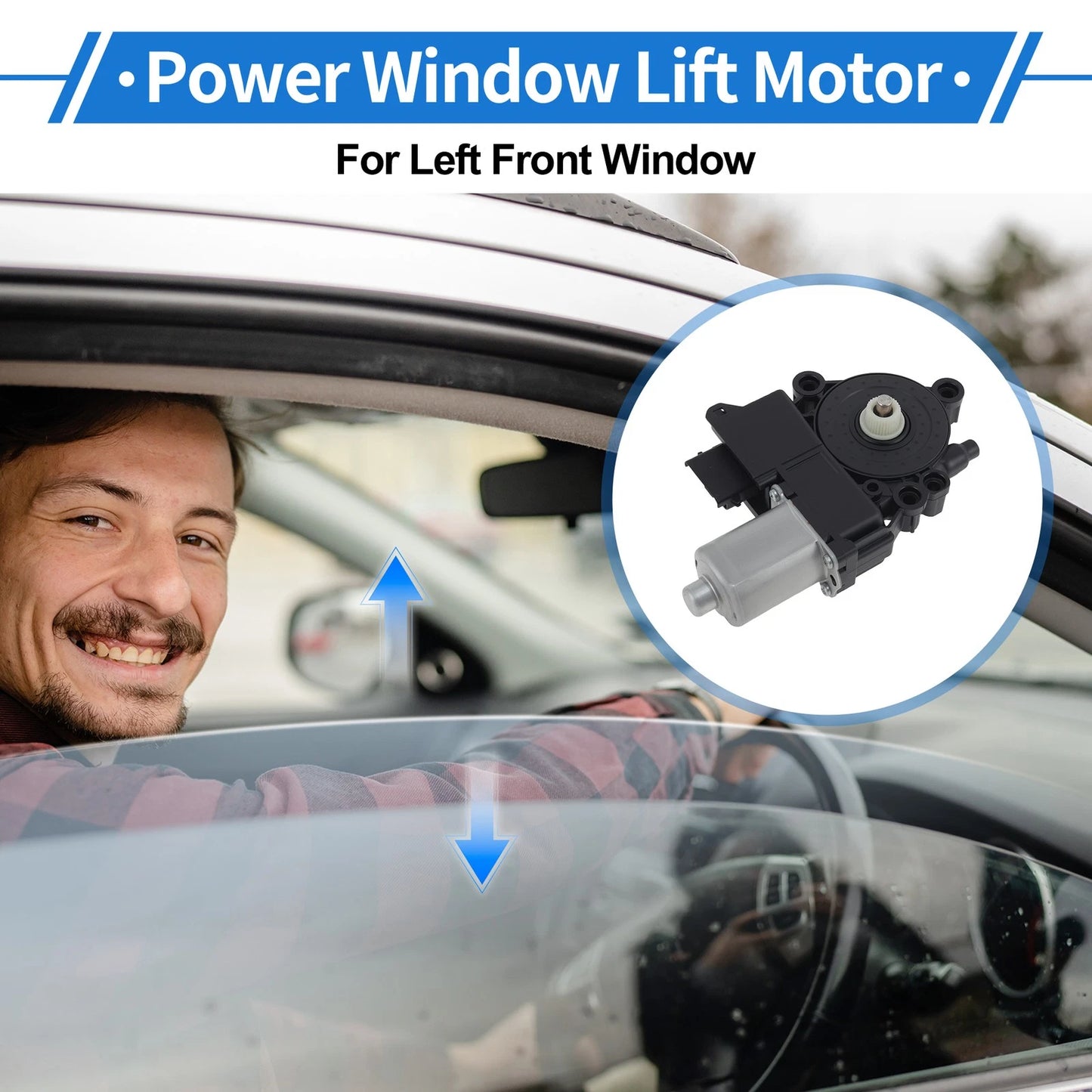 Power Window Regulator Lift Motor 82450B1000 for Hyundai Genesis (2015–2016)