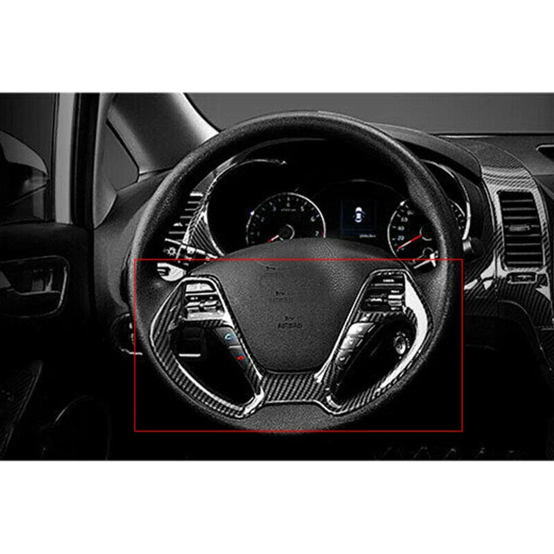 Steering Wheel Frame Decoration Cover for Kia Forte/K3 (2014-2018)