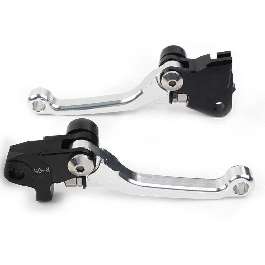 Pivot Brake Clutch Levers for Yamaha YZ 250F YZ 426F YZ 450F (2009–2020) Silver