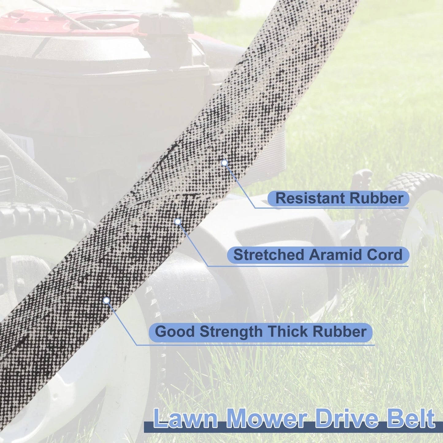 Lawn Mower Deck Belt for Cub Cadet RZT-54 (17WI2ACK010, 17AI2ACK010)