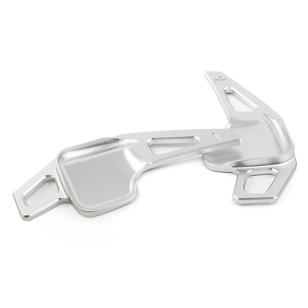 Silver Steering Wheel Shift Paddle Extension for BMW 3 5 Series (2012-2019)