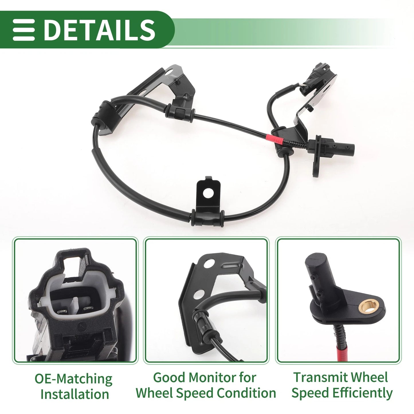 ABS Wheel Speed Sensor No. 95681B8000 for Hyundai Santa Fe (2013–2018)