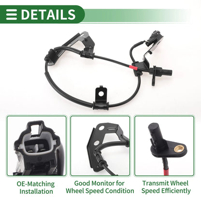 ABS Wheel Speed Sensor No. 95681B8000 for Hyundai Santa Fe (2013–2018)