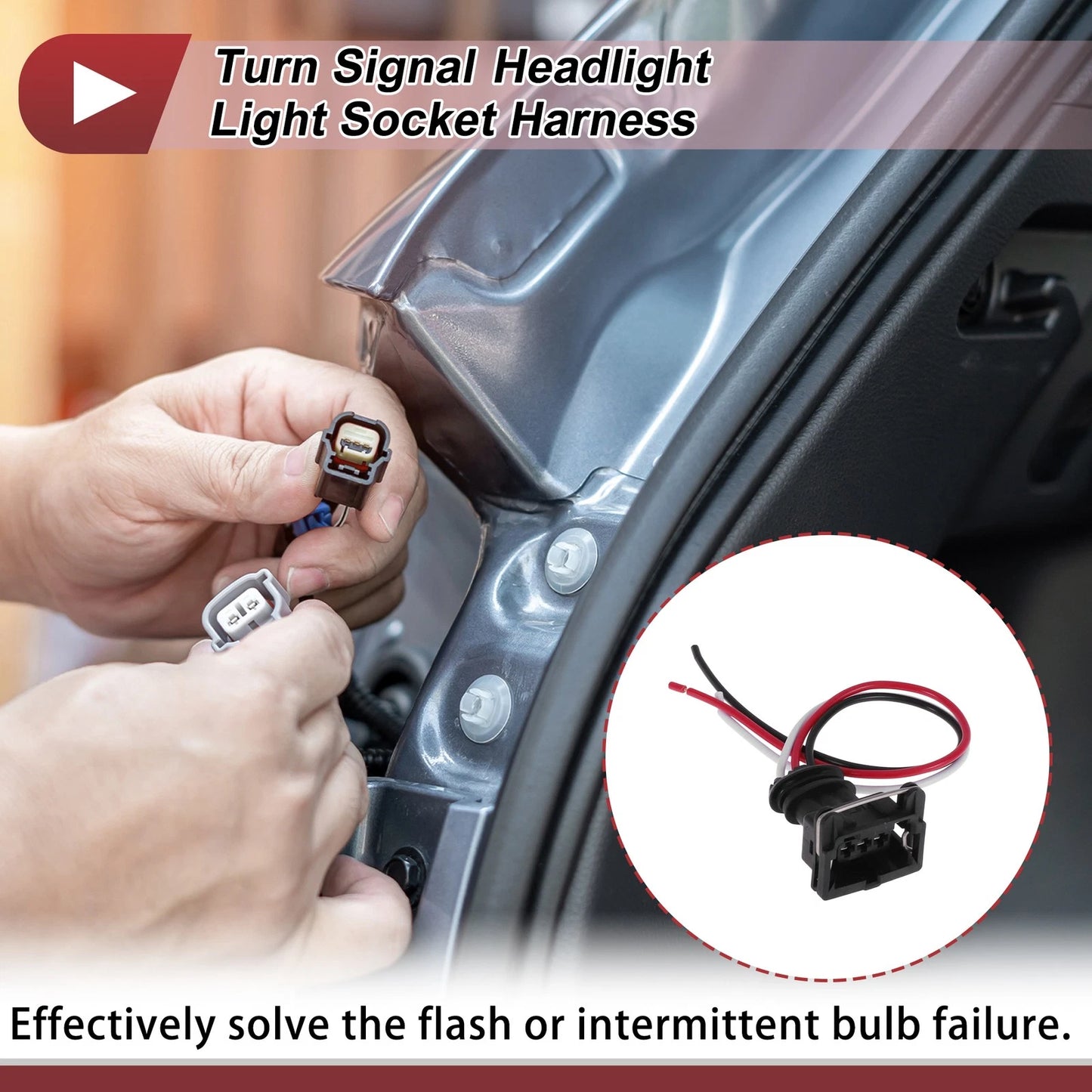 Turn Signal Light Socket Wiring for Volvo S80 (No. 5001834568)
