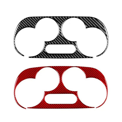 Carbon Fiber AC Panel Trim for Fiat 500 & Abarth 595 (2008–2024)