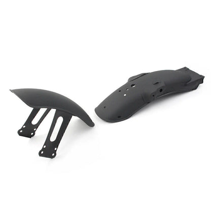 Black Metal Front & Rear Fender Mudguard Cover for Cafe Racer CG125