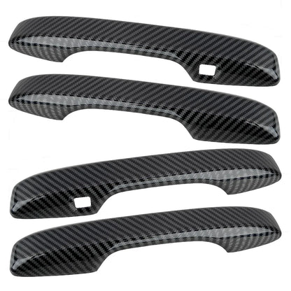 4 x Carbon Fiber Style Exterior Door Handle Covers for Honda CR-V (2023-2024)