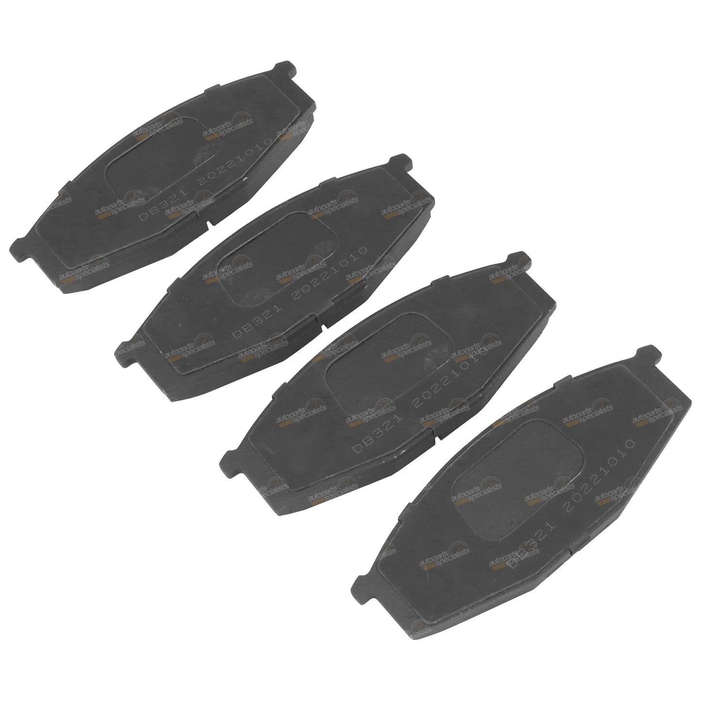Set of 4 Ceramic Disc Brake Pads for Nissan Patrol G60 GQ MQ (1971–1999)
