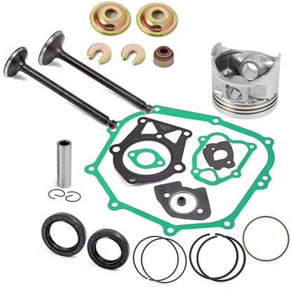 Piston Gasket Valve Rebuild Kit for Yamaha Golf Cart G2 G5 G8 G9 (1990–2006)