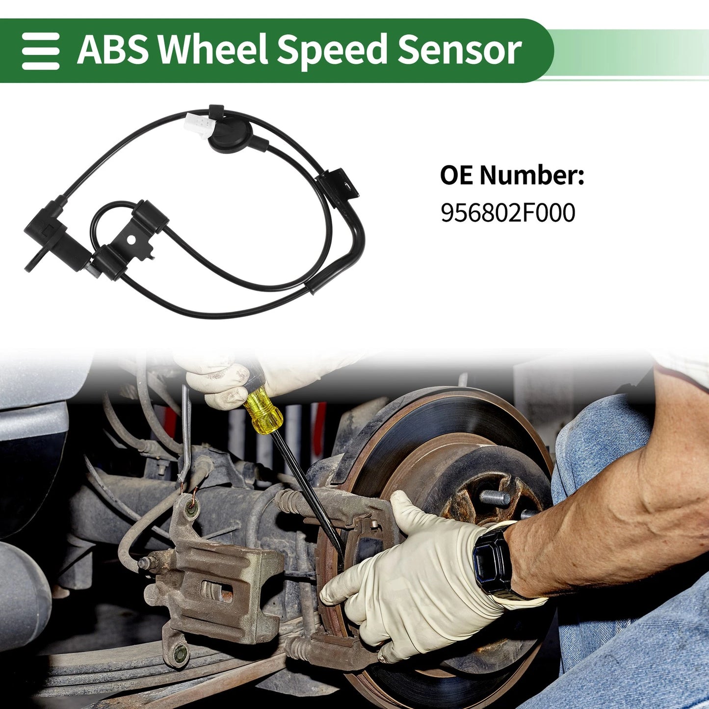 ABS Wheel Speed Sensor No. 956802F000 for Kia Cerato (2005–2009)