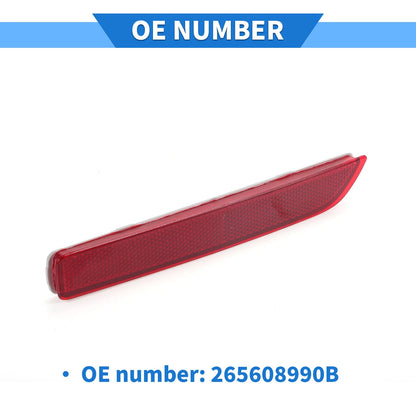 Rear Right Bumper Reflector No. 265608990B for Nissan Murano (2016–2023) Red