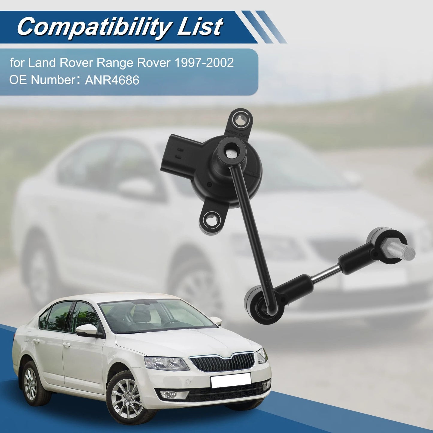 Ride Height Sensor for Land Rover Range Rover (1997–2002) 3 Pin Metal Plastic