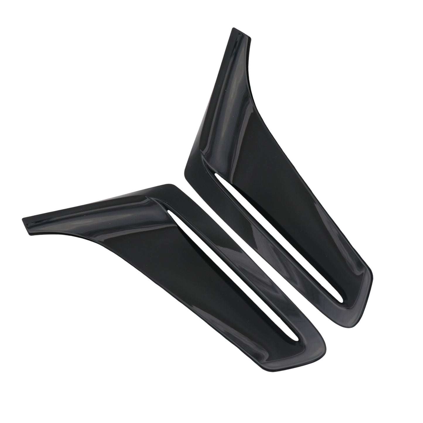 2X Glossy Black Fender Side Air Duct Molding for BMW 7-Series (2016–2019)