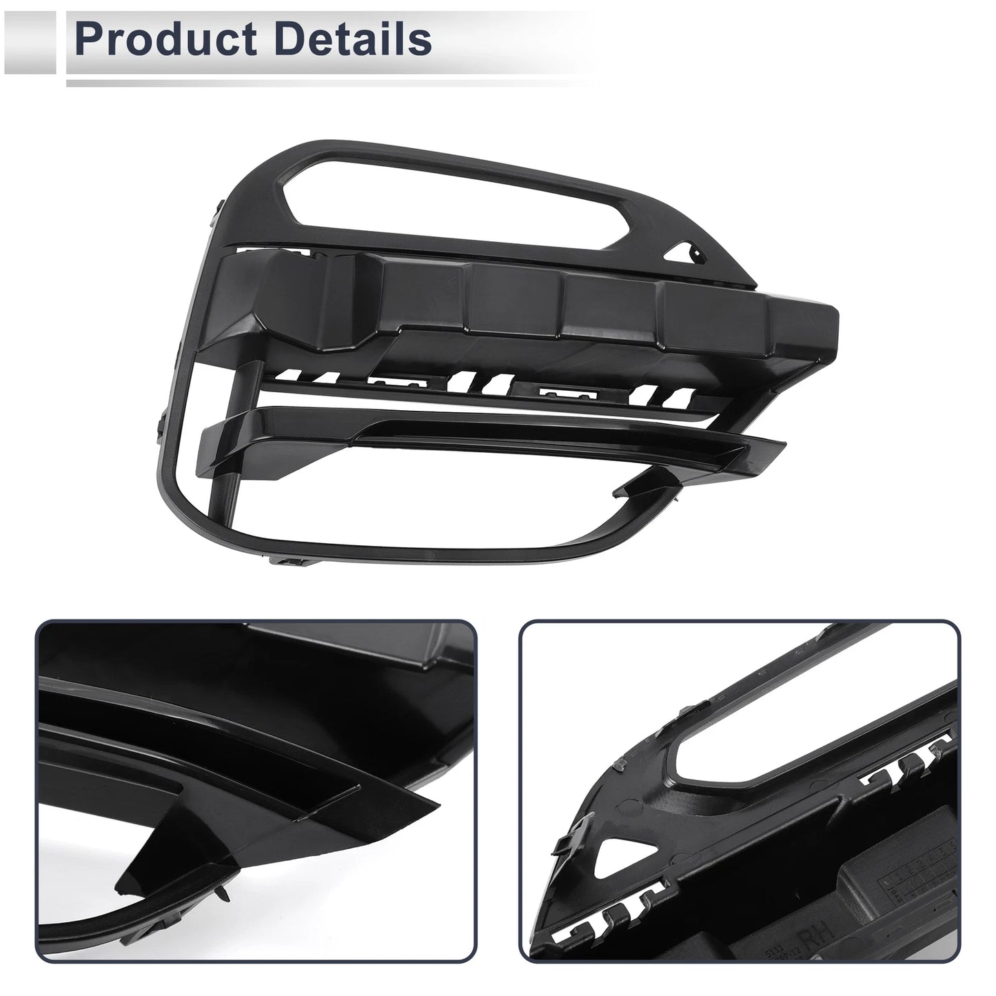 1 Pc Fog Light Grill for BMW X3 (2018–2021) No. 51117422946