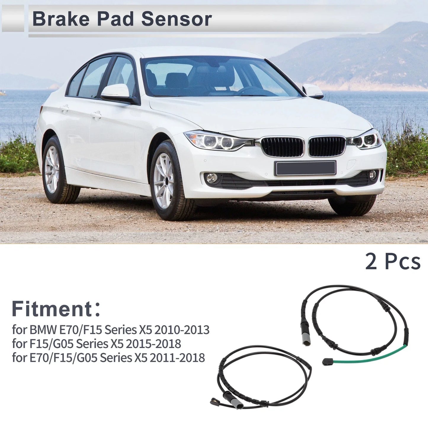 Brake Pad Wear Sensor Front/Rear for BMW E70/F15 X5