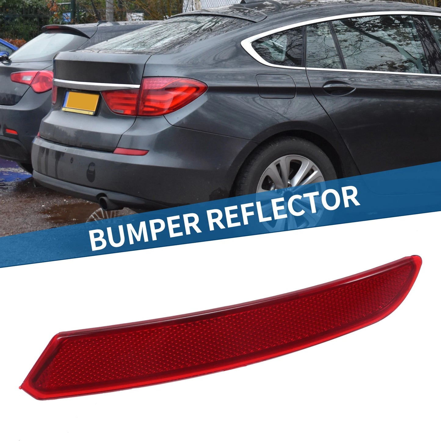 Rear Right Bumper Reflector No. 63147199648 for BMW 535i GT (2010–2013)