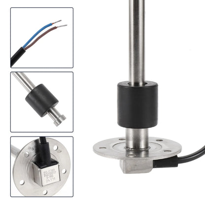 Fuel Sending Unit and Gauge Kit 0-190 Ohm 280mm for Boat Car
