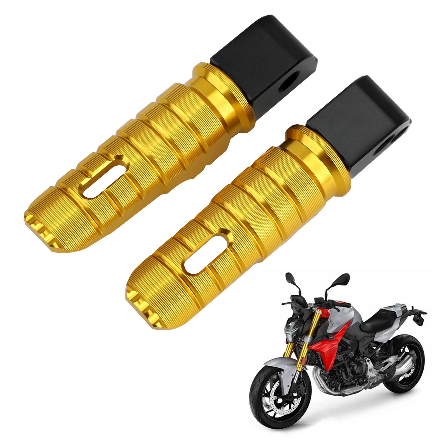 Rear Footrest for BMW R Ninet F900R F900XR R1200R R1200RS R1250R (2014–2023) Gold E3
