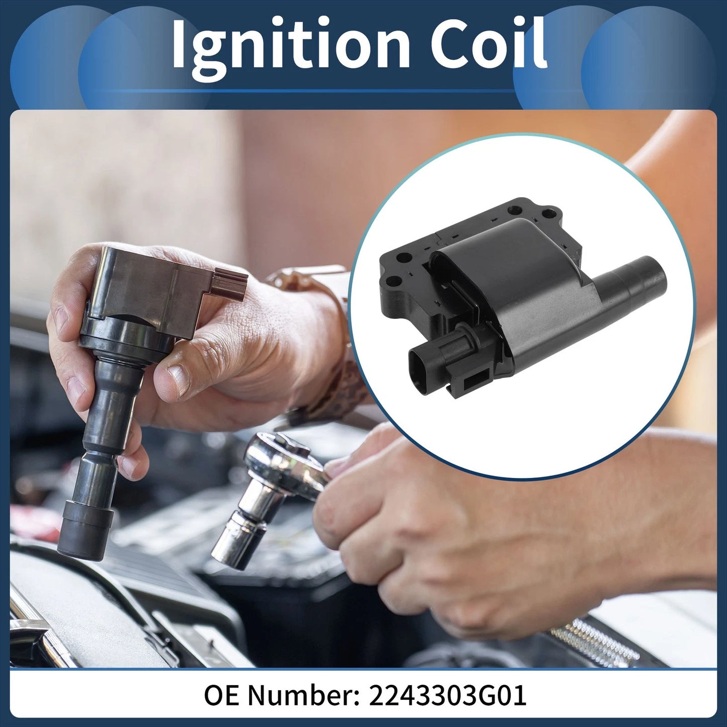 Ignition Coil Pack No. 2243303G01 for Nissan Pathfinder (1986–1995)