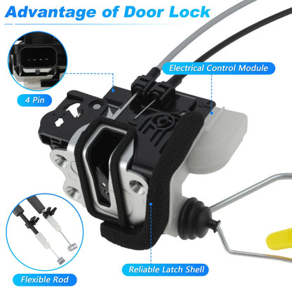 Front Right Power Door Lock Actuator for Kia Picanto (2011–2017) 813201Y030