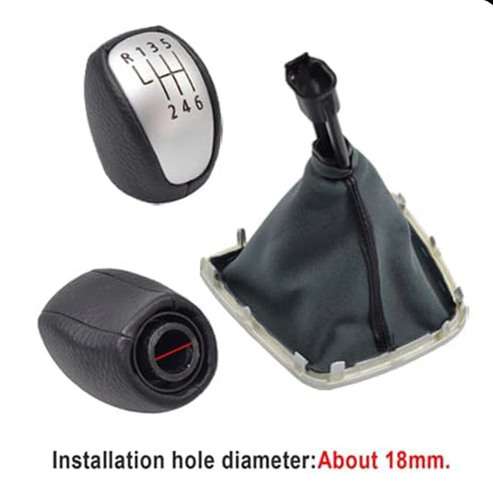 6 Speed Gear Shift Knob Gaiter Boot for Renault