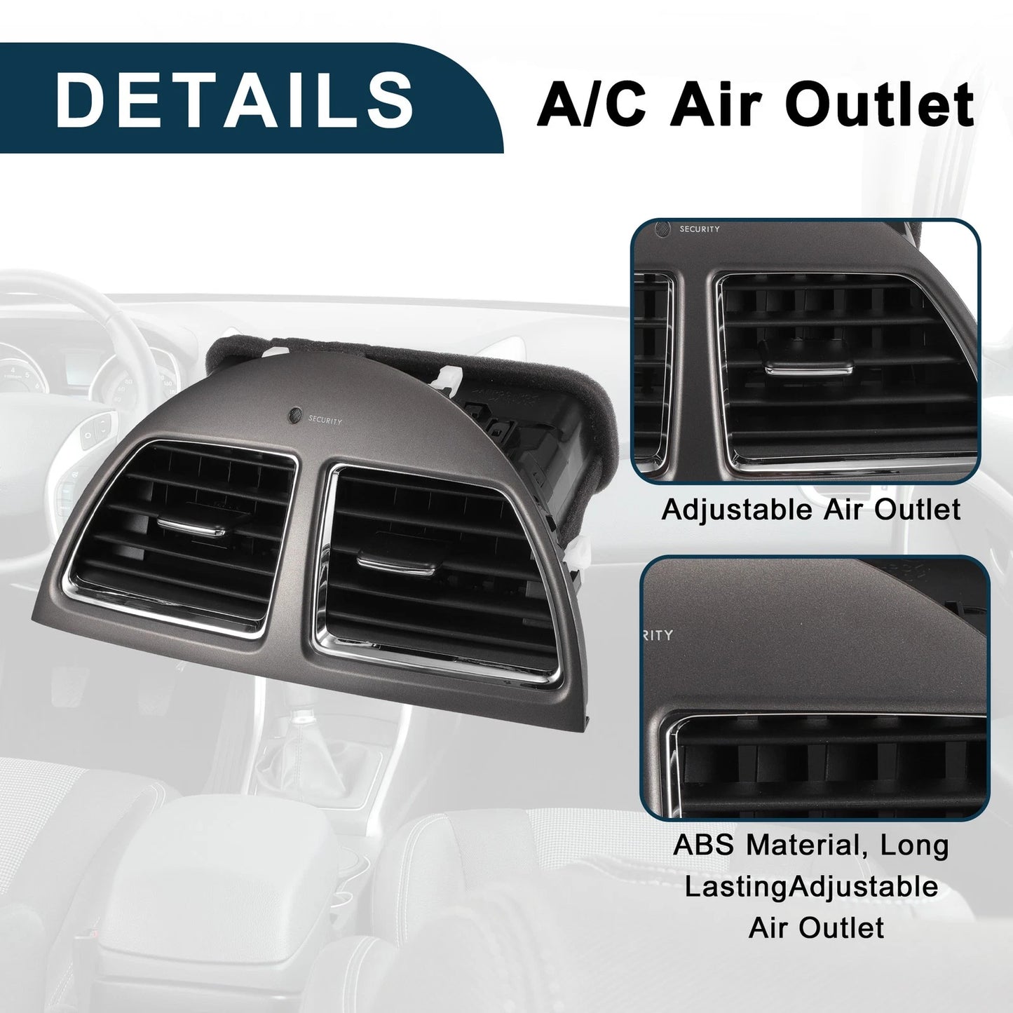 Center Dash A/C Outlet for Lexus ES350 (2007–2009) No. 5566033210/5566033211