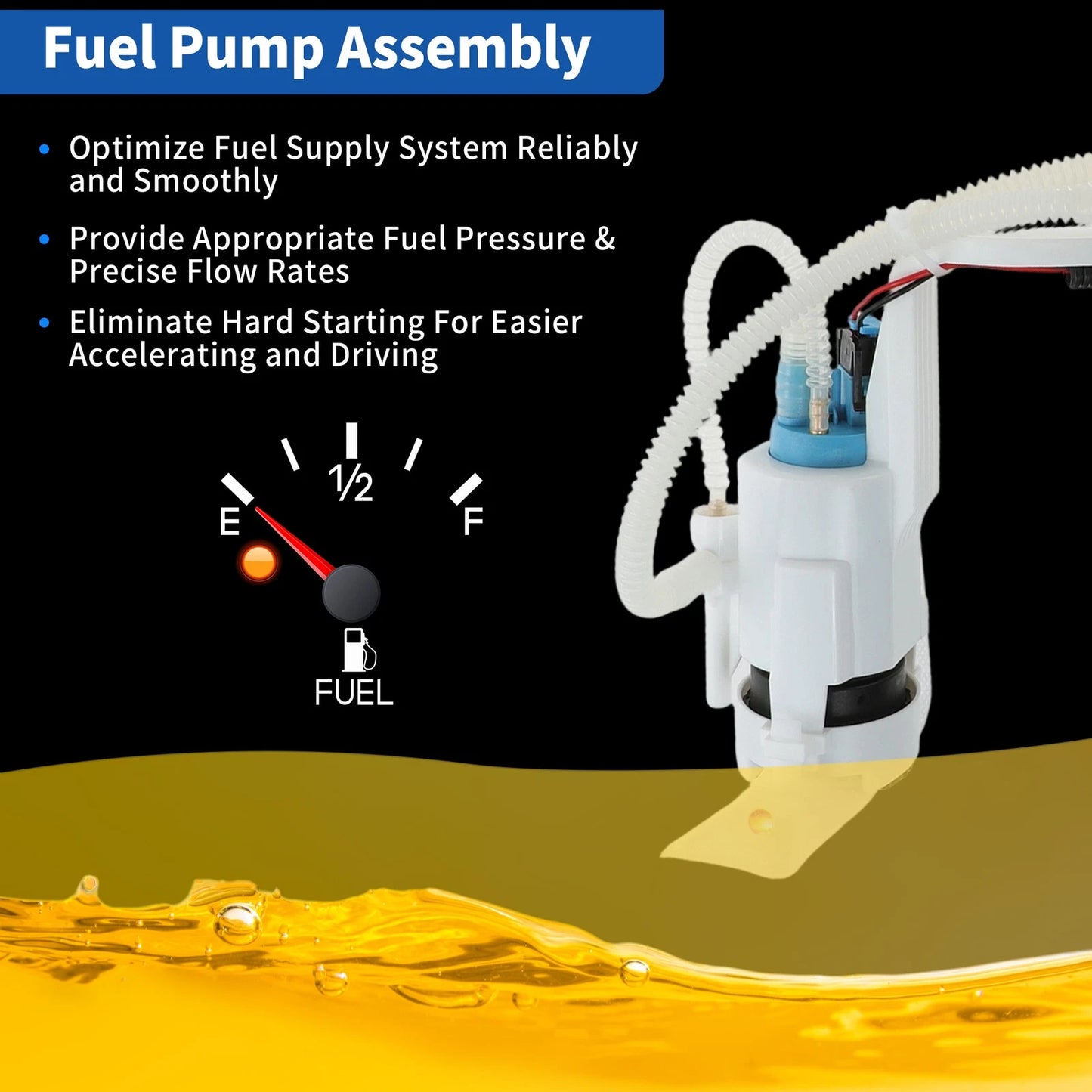 Fuel Pump Module Assembly for Harley Davidson Electra Road Glide (2008–2022)