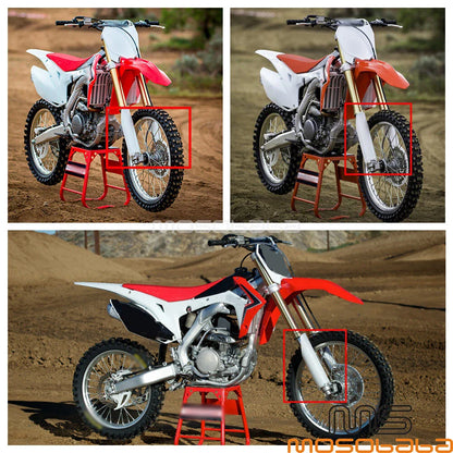 White Fork Guard Cover for Honda CR125 CR250 CRF250 CRF450 CRF250R